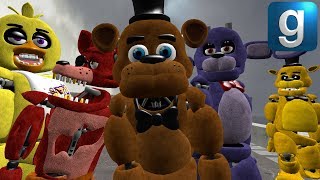 Gmod FNAF  FNAF VS FNAC [upl. by Yrtua]