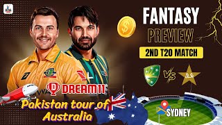 AUS vs PAK 2nd T20 Match 2024 Fantasy Preview  Australia vs Pakistan  CricStats Analyser [upl. by Eirased501]