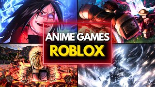 TOP 15 BEST ROBLOX ANIME GAMES YOU NEED TO PLAY [upl. by Podvin]