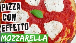 IDEA MOZZARELLA SUPER LIGHT  Pizza Margherita EFFETTO MOZZARELLA con 1 SOLO INGREDIENTE [upl. by Jeannie443]