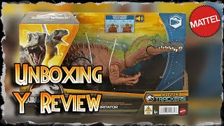 Unboxing y Review de Irritator de Jurassic World Dino Trackers de Mattel [upl. by Norved]