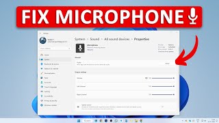 How To Fix Microphone Not Working In Windows 11 100 Solved [upl. by Ttcos]