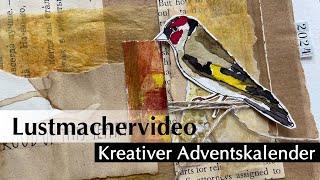 Kreativer Adventskalender im Artjournal 2024  Lustmacher [upl. by Eceerehs]