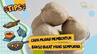 Cara Membentuk Bakso yang Bulat Sempurna Pemula Pasti Bisa [upl. by Tingley451]