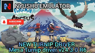 25 FPS Playable  Pokémon Legends Arceus  Nyushu emulator on android [upl. by Lyred]