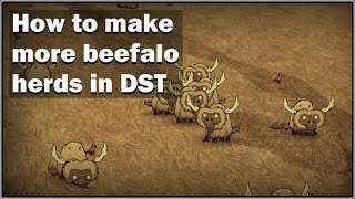 DST How To Make More Beefalo Herds Short Guide [upl. by Anatsirhc]