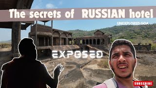 Secret RUSSIAN hotel in CANACONA GOA  VLOG30 [upl. by Nylteak]