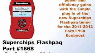 20112012 Ford F150 Ecoboost Superchips Flashpaq Tuner  New Part Numbers  AutoAnything [upl. by Niven380]