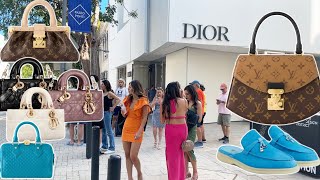 Miami LORO PIANA → DIOR amp LOUIS VUITTON LUXURY SHOPPING VLOG [upl. by Aya772]