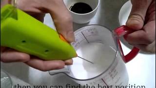 How To Make Latte Art with Mini Milk Frother [upl. by Vola]