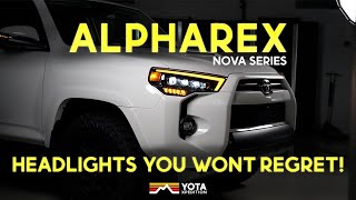 AlphaRex Nova Series Headlight Overview  20142022 Toyota 4Runner [upl. by Hay904]