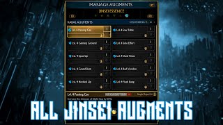 Mortal Kombat 11  All Lvl 4 Jinsei Augments for Every Character [upl. by Noyes886]