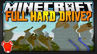 Minecraft GLITCHED On A Full Hard Drive [upl. by Bowman]