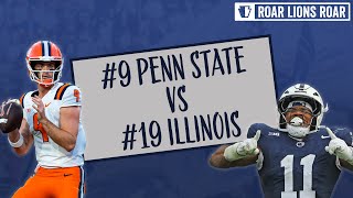 Previewing 9 Penn State vs 19 Illinois [upl. by Malloch]