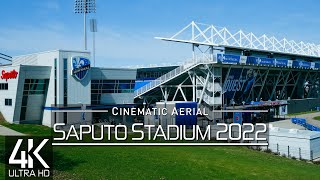 【4K】🇨🇦 Saputo Stadium from Above 🔥 MONTREAL 2022 🔥 Cinematic Wolf Aerial™ Drone Film [upl. by Peonir]