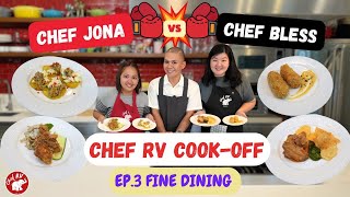 COOKOFF EP 3 FINE DINING  Chef Jona VS Chef Bless  Chef RV [upl. by Melodee914]