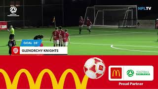 McDonalds NPL Tasmania Round 20 Glenorchy Knights v Clarence Zebras Goal Highlights [upl. by Kattie]