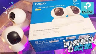 How to setup tapo tp link c210 security camera [upl. by Steward]