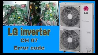 LG inverter CH67 Error code  LG split Unit Error Code solution [upl. by Adnohsor951]