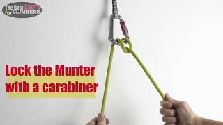 Going handsfree with the Munter Hitch 1 carabiner [upl. by Susej]