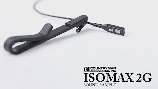 COUNTRYMAN  ISOMAX2G Sound Sample [upl. by Dole122]