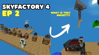 Sky Factory 4 Ep 2 Building an Insane Mob Farm and Super Smelter [upl. by Ettelrahc]