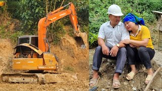 The girl shoveled sand to build a bridge abutment  The engineer brought fruit to the girl [upl. by Hazlip]