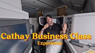 The Cathay Pacific Business Class Experience [upl. by Roselyn]