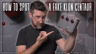 How To Spot a Fake Klon Centaur [upl. by Ahselet]