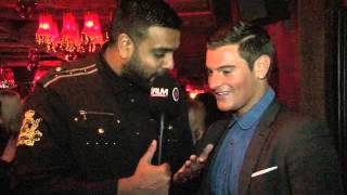 MATT LAPINSKAS EASTENDERS INTERVIEW FOR iFILM LONDON  GARETH THOMAS DVD LAUNCH  SUGAR HUT [upl. by Anileba377]