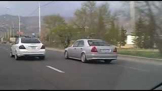 Mercedes C36 XAR600 vs Mercedes CLK 500 [upl. by Pavyer810]