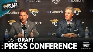 Trent Baalke and Doug Pederson Recap Day 1 of the NFL Draft  Jacksonville Jaguars [upl. by Okoyk]