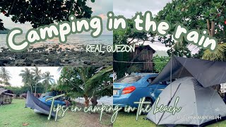 Car Camping  Camping in the Rain ⛈️  Tips  REAL QUEZON  Car Camping 🏕️  Sedan Kampers PH [upl. by Utica138]