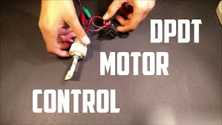 Controlling DC Motors With DPDT Switches  DIY Project  Making With Mihir [upl. by Niwled366]