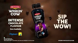 Britannia Winkin Cow Rich Shake  Intense Chocolate Flavour [upl. by Hahseram]