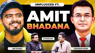 Unplugged FT Amit Bhadana  Life Story  Politics amp Content Money Fame Comedy  Controversies [upl. by Nevada]