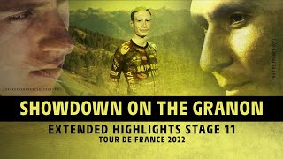 Highlights  Stage 11  TDF2022 [upl. by Nraa]