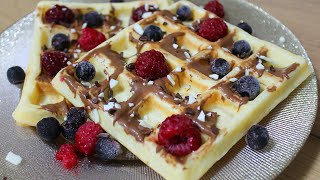 Waffeln selber machen rezept  Waffelteig selber machen [upl. by Hildick38]