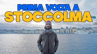 PRIMA VOLTA a STOCCOLMA 🇸🇪 VIAGGIO A STOCCOLMA SVEZIA [upl. by Eitnom]