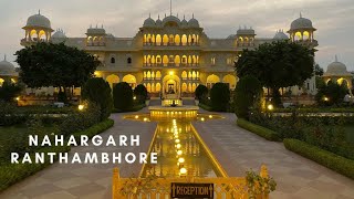 NAHARGARH PALACE HOTEL RANTHAMBHORE  LUXURY HOTEL TOUR  RANTHAMBHORE NATIONAL PARK  NAHARGARH [upl. by Naujik441]