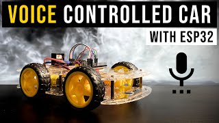 Voice Controlled Bluetooth Car 🎤DIY  esp32 [upl. by Cohin]