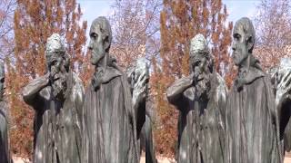 3D Auguste Rodin quotBurghers of Calaisquot  Hirshhorn Sculpture Garden [upl. by Alimhaj]