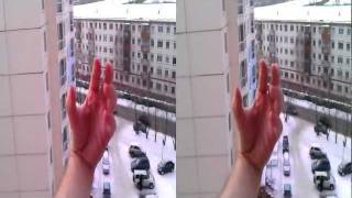 3Dролик с HTC EVO 3D Half SideBySide [upl. by Llerdnek577]