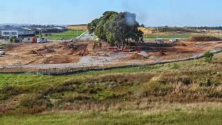 Berwick Waters  Tree Walk Park Construction  July 2024 [upl. by Tedd]