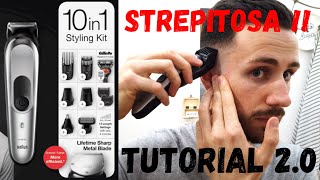 INFALLIBILE Come tagliarsi i capelli DA SOLI 20 Barber Tutorial Dettagliato con Braun MGK7220 [upl. by Dnarb]