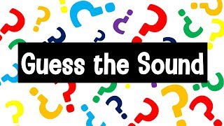 Guess the Sound Game  20 Sounds to Guess [upl. by Ekihc]