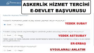 Askerlik Hizmet Tercihi Nasıl Yapılır  Mehmetçiğin Sesi [upl. by Anot]