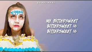 Piper Rockelle  Bittersweet 16  lyrics [upl. by Rather]