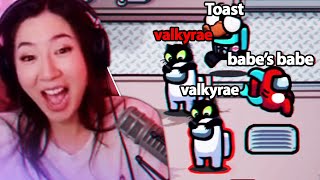 everyone left us so we played 4 player among us ft DisguisedToast Sykkuno Valkyrae [upl. by Fernandes]