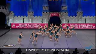 University of Minnesota Dance Team Jazz 2024 DREAM ON  Semifinals College Nationals [upl. by Ardnasil]